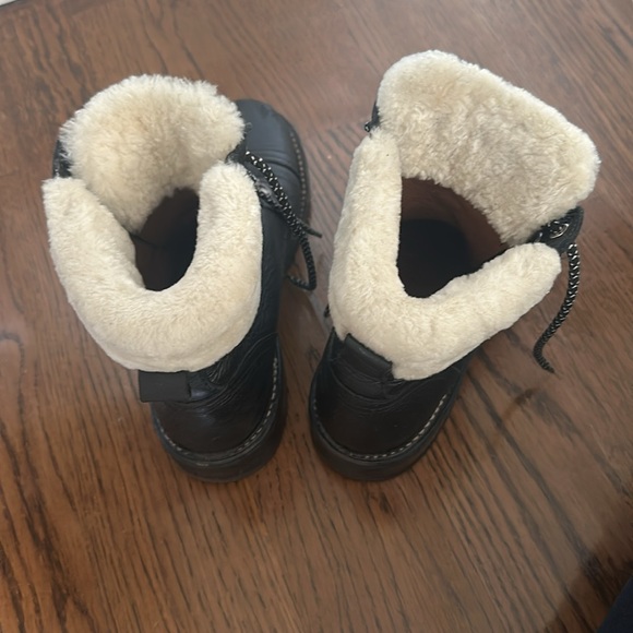 Frye Samantha Hiker Boot w/ Fur - Picture 3 of 5